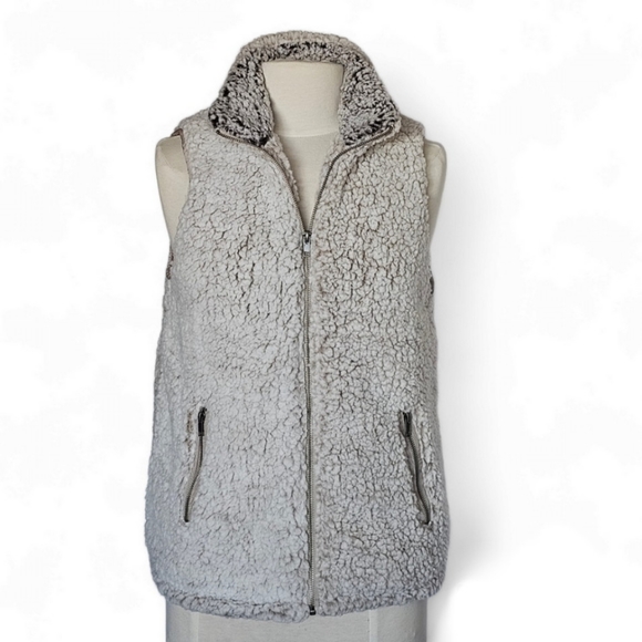 THREAD & SUPPLY Sherpa Vest Womens Small - Picture 2 of 4